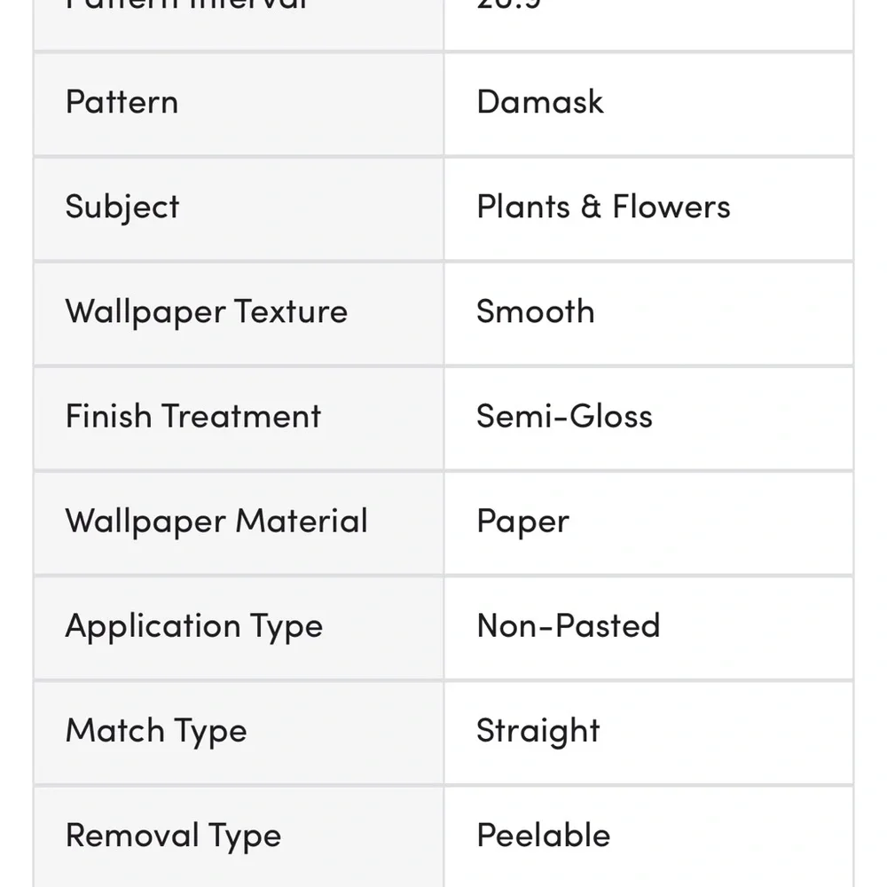 2 - Damask Wallpaper Rolls